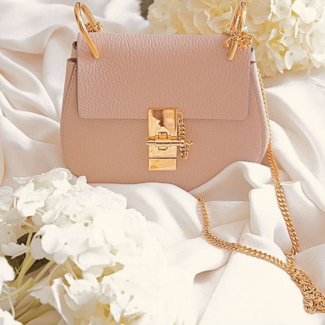 Blush Pink Soft Curve Handbag