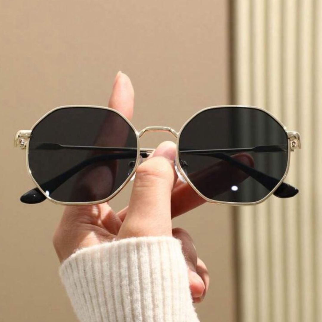 Midnight Black Shield Sunglasses