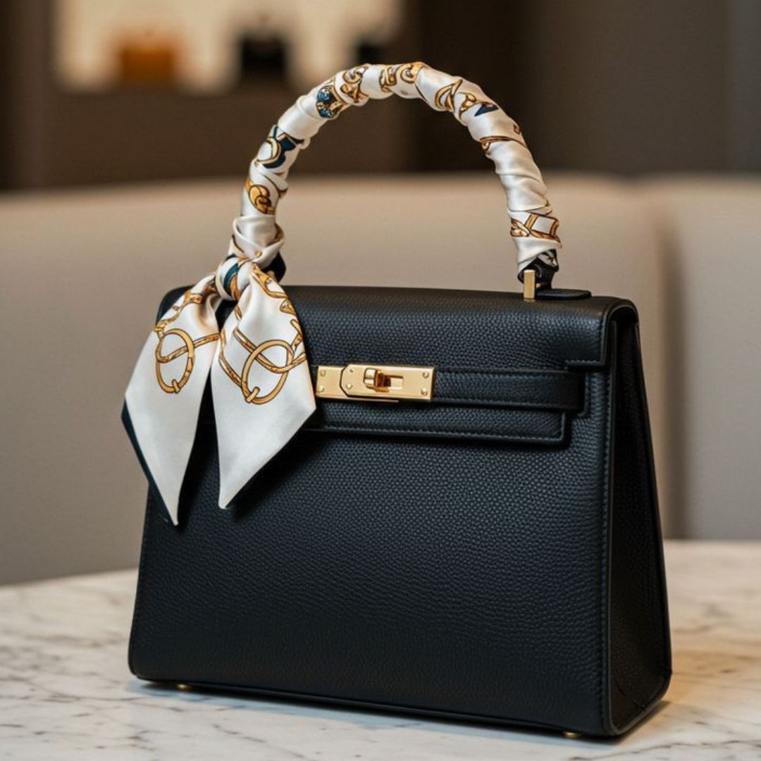 Midnight Black Urban Shoulder Bag