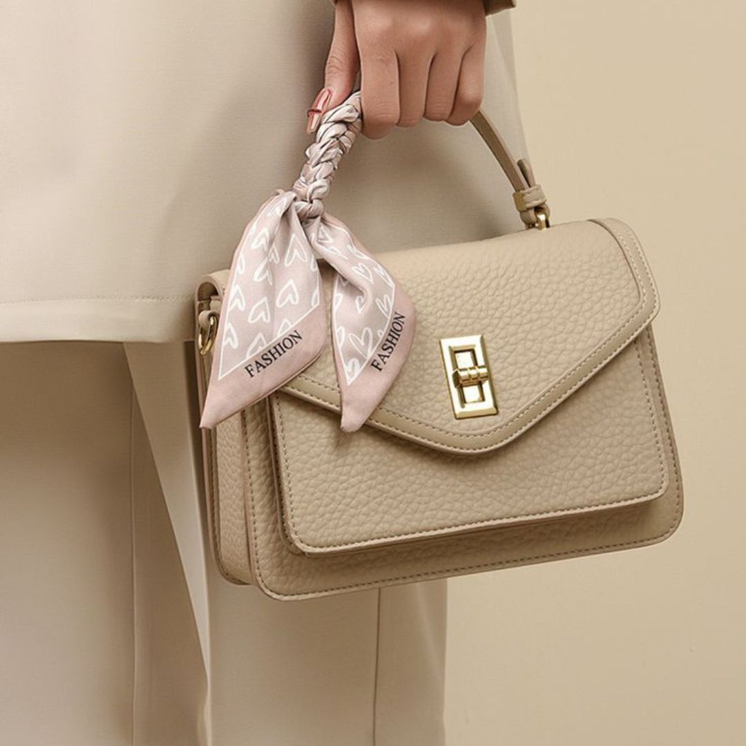 Minimalist Cream Shoulder Bag