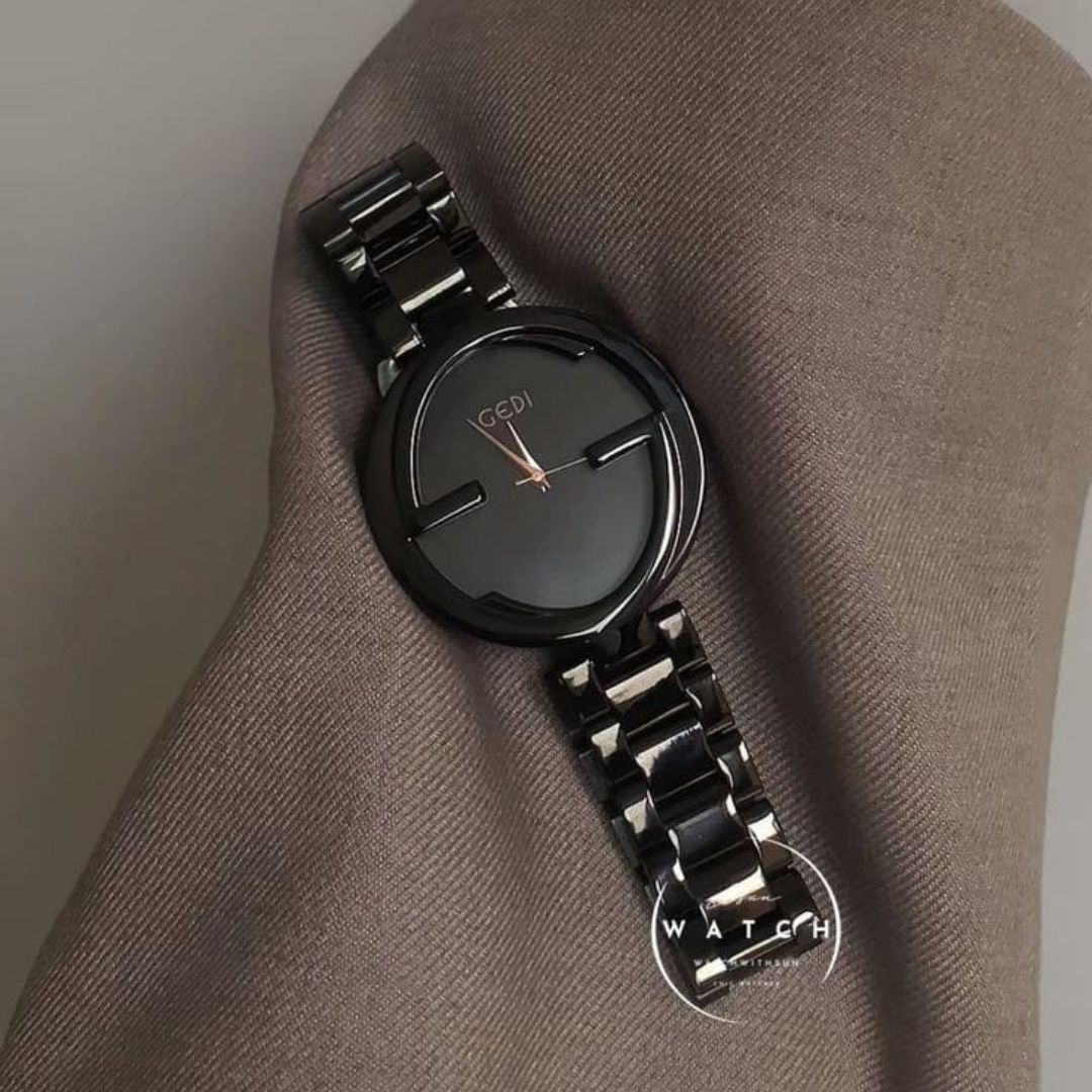 Regal Black Leather Classic Watch