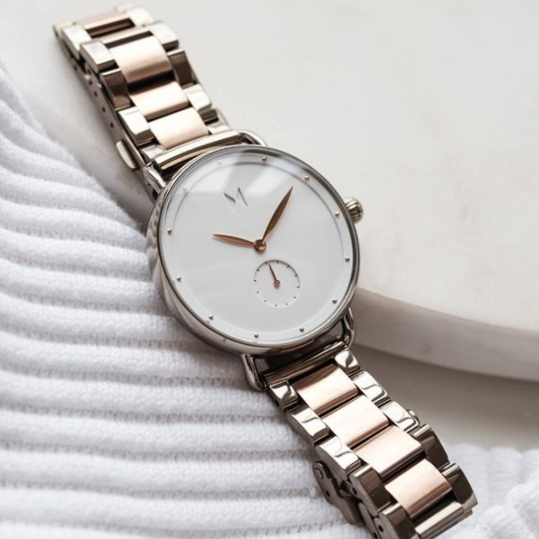 Silver Mesh Minimalist Watch